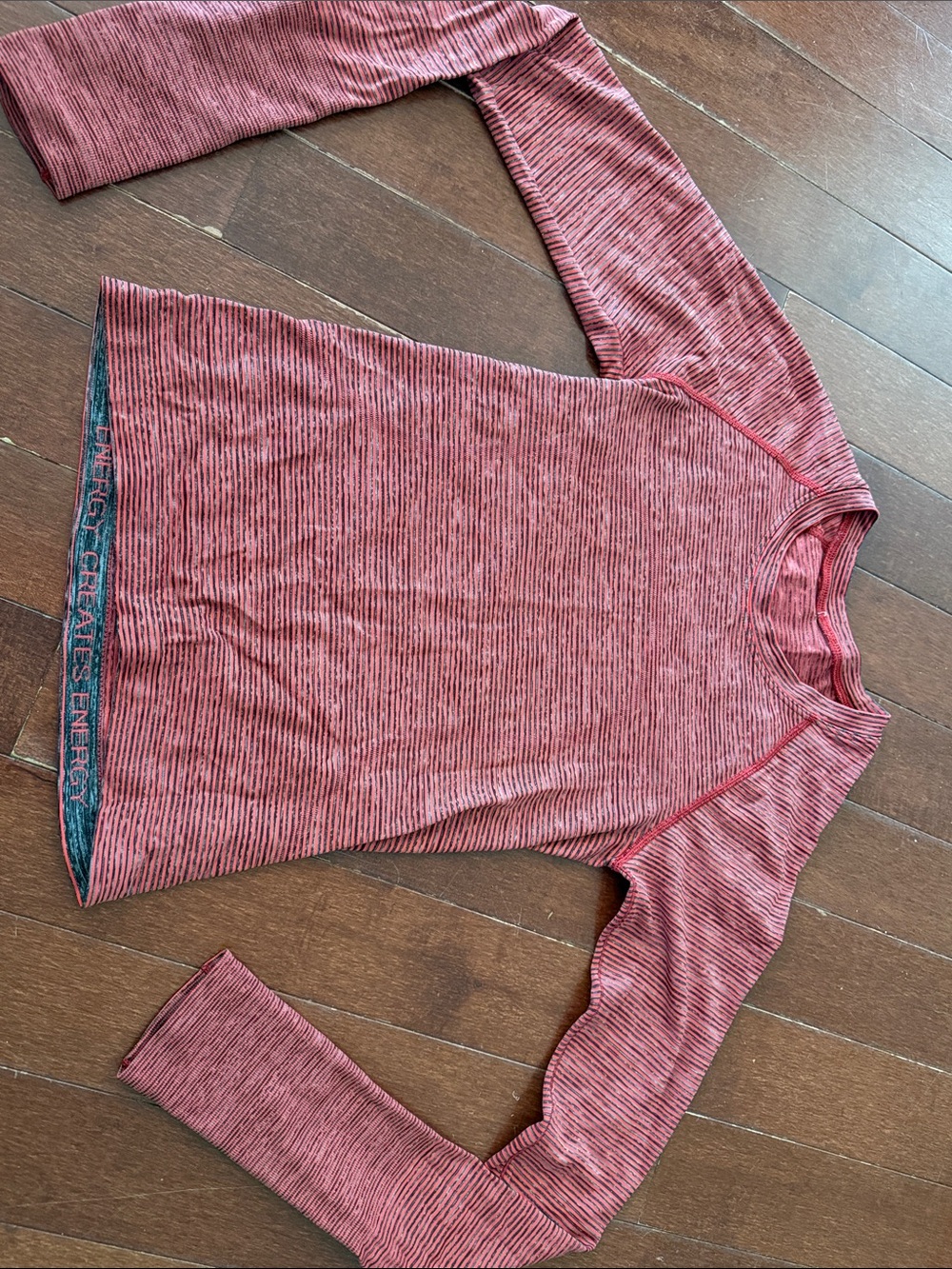 Women's lululemon Long-Sleeve Red Heather Performance Top